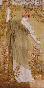 Albert Joseph Moore Prints A Garden oil